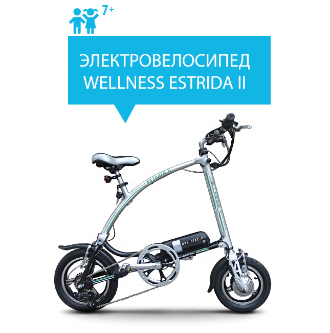 Электровелосипед WELLNESS ESTRIDA II